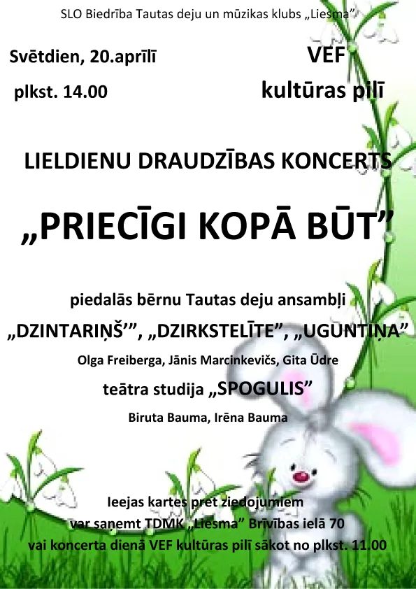 pRIECĪGI KOPĀ BŪT 2014