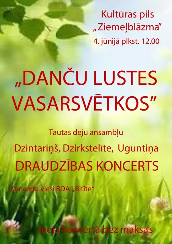 Danču lustes Vasarsvētkos