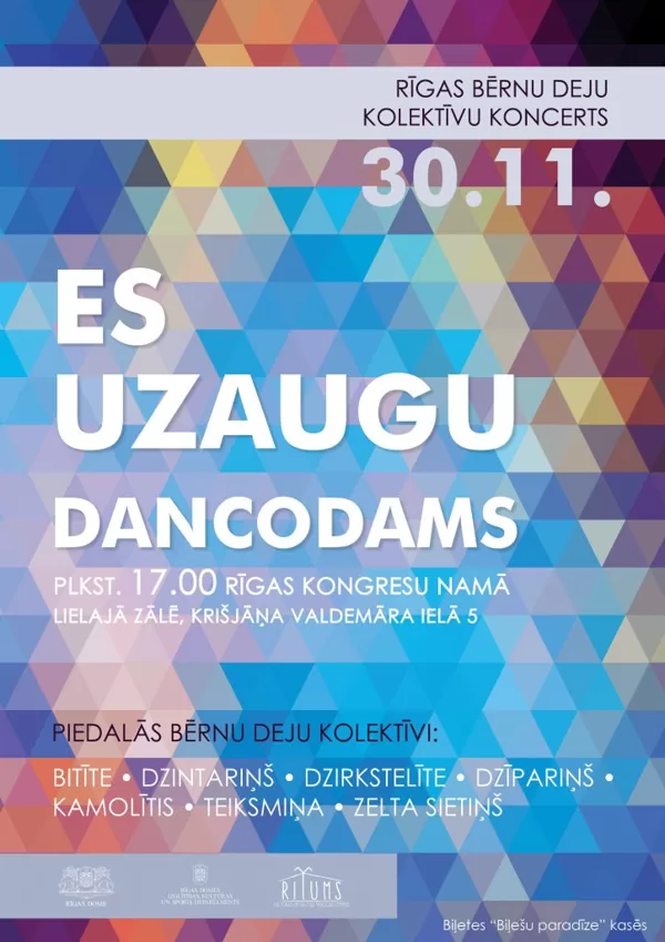 Rīgas pilsētas bērnu deju kolektīvu koncertS 2019