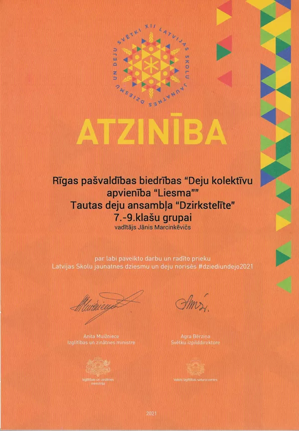 Atzinība 7-9.kl 2021