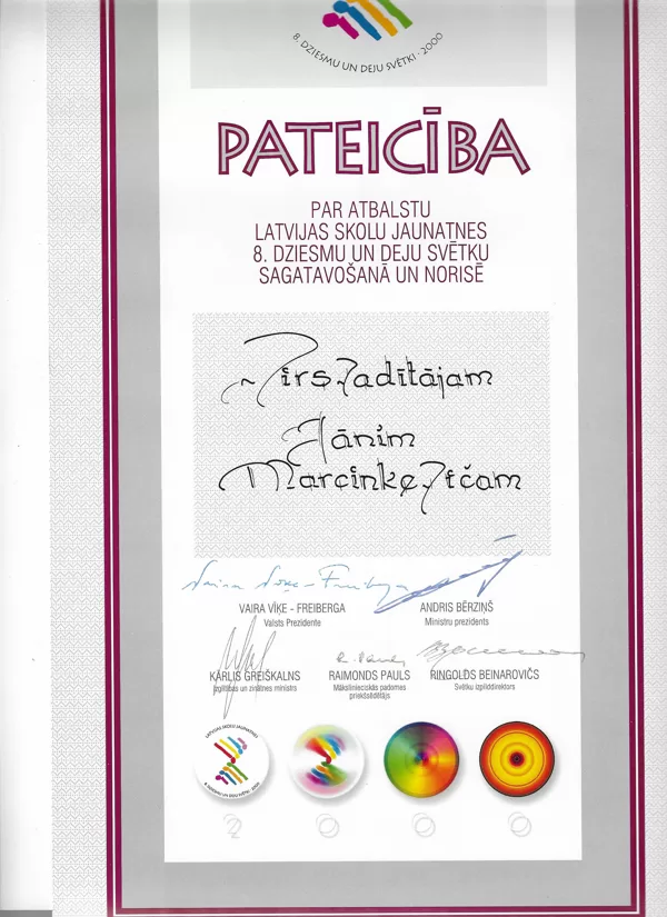 2000.8 SKOLĒNU DEJU SVĒTKI 