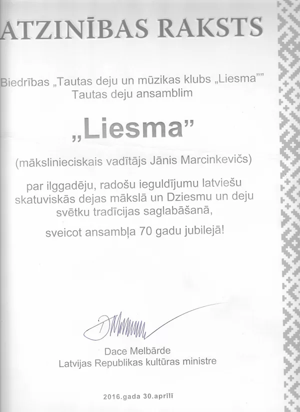 30.04.2016.KULTŪRAS MINISTRIJA